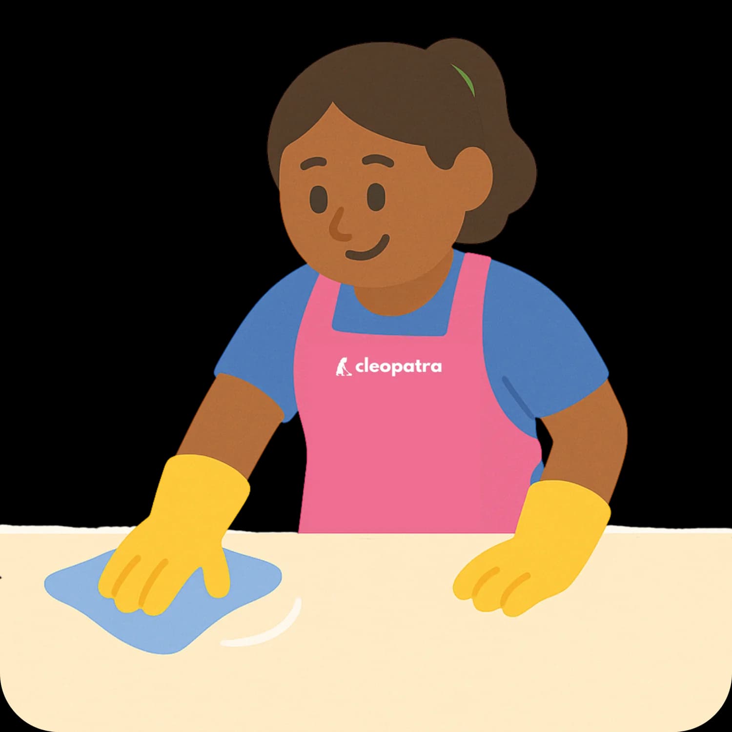 Cleaner wiping surface