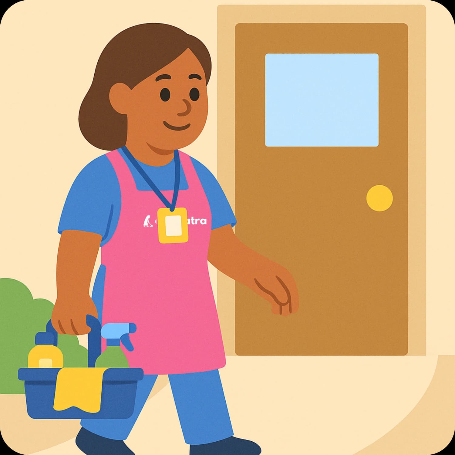 Cleaner wiping surface